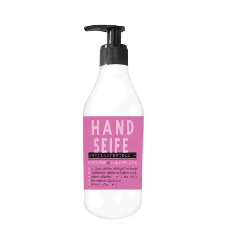 Flasche mit 0,75 L antibakterielle Handseife mit Pumpspender – hautschonend und hygienisch