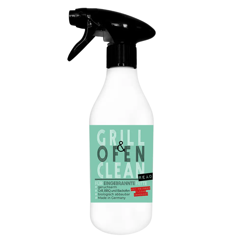 Grill & Ofen Clean ready – Grill und Backofen reinigen von eingebrannten Fette.