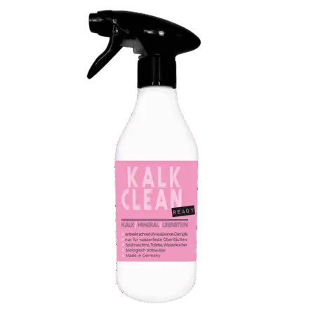 Kalk Clean ready – Kalk entfernen mit dem Kalkreiniger für Sanitär, Bad und Küche.