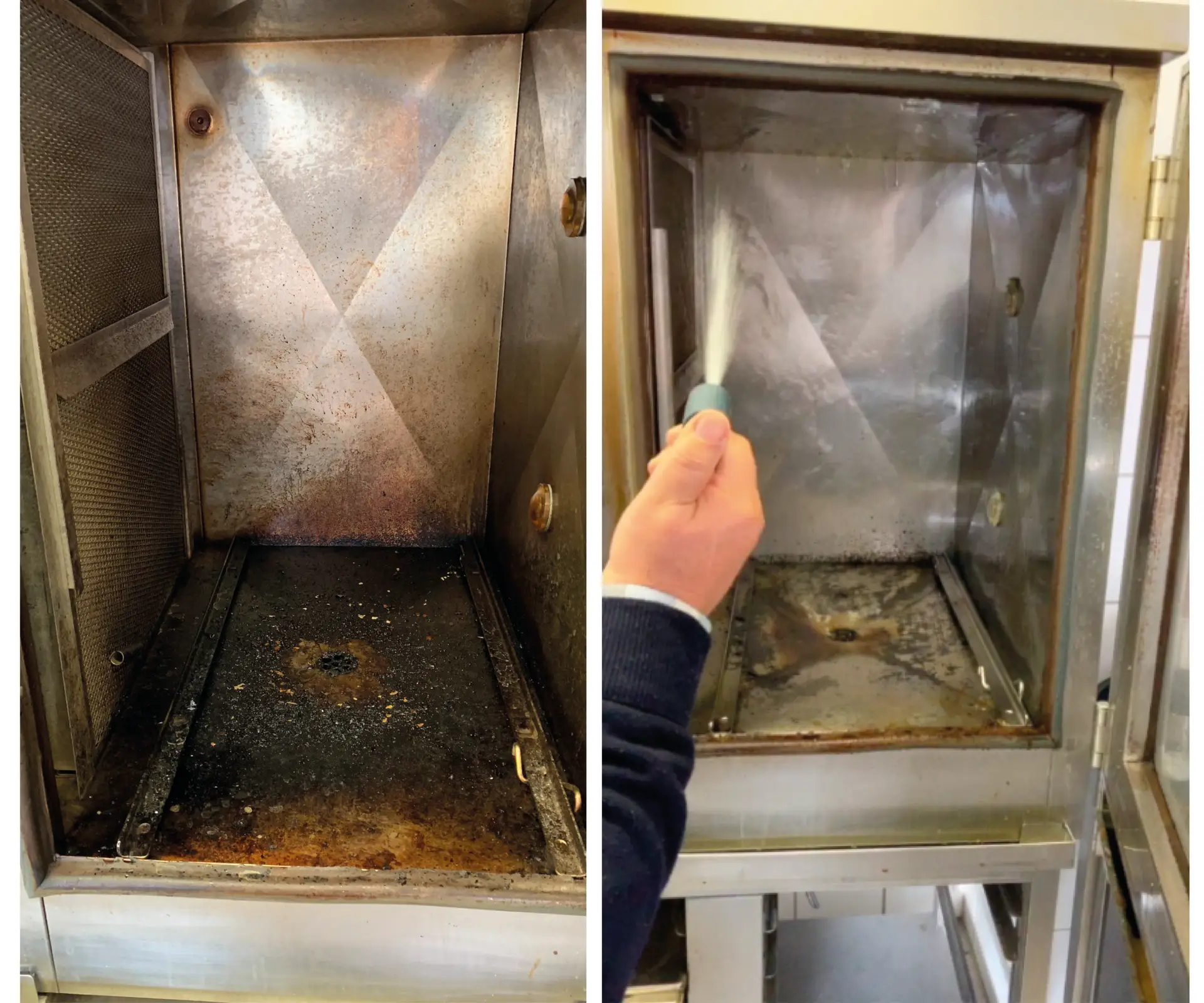 Kombidämpfer reinigen leicht - Grill Clean